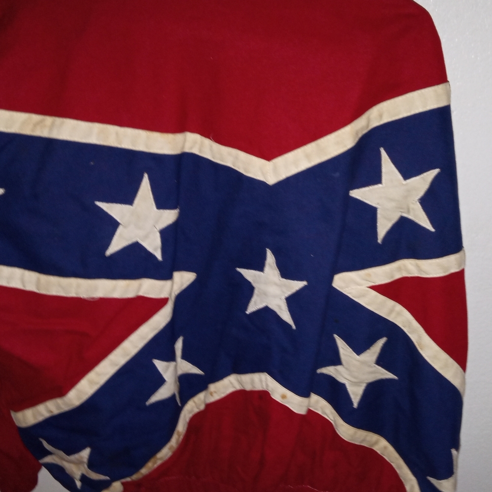Rare Limited Edition USA‎ Flag Bomber Jacket Size Large Dukes Of Hazard Style